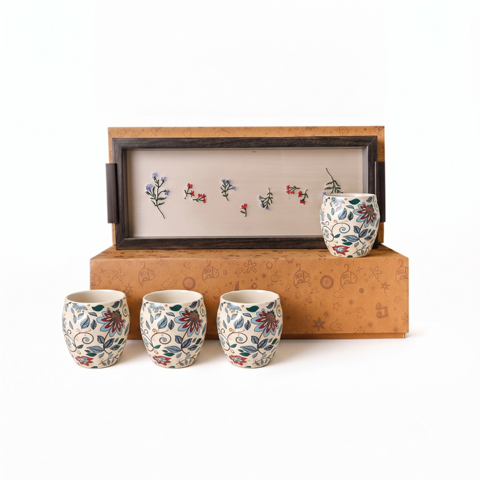 tea-mugs-with-silk-embroidered-serving-tray-set-4